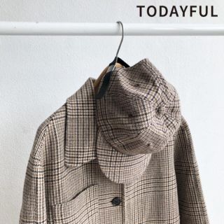 トゥデイフル(TODAYFUL)のtodayful/チェックウールキャップ/19AW(キャップ)