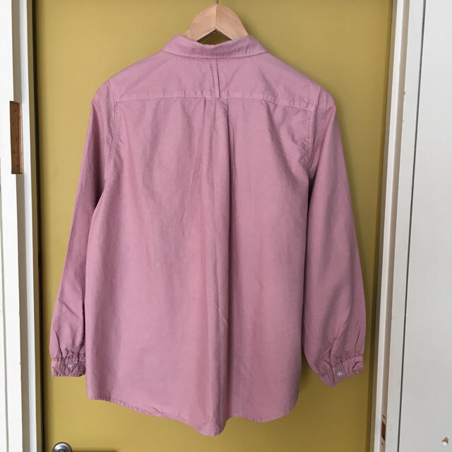 SUNVALLEY(サンバレー)のSunvalley  オックス長袖レギュラーシャツ(ローズ)   新品 レディースのトップス(シャツ/ブラウス(長袖/七分))の商品写真