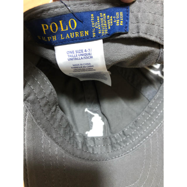 POLO RALPH LAUREN(ポロラルフローレン)のラルフローレン　新品未使用タグ付き帽子 キッズ/ベビー/マタニティのこども用ファッション小物(帽子)の商品写真