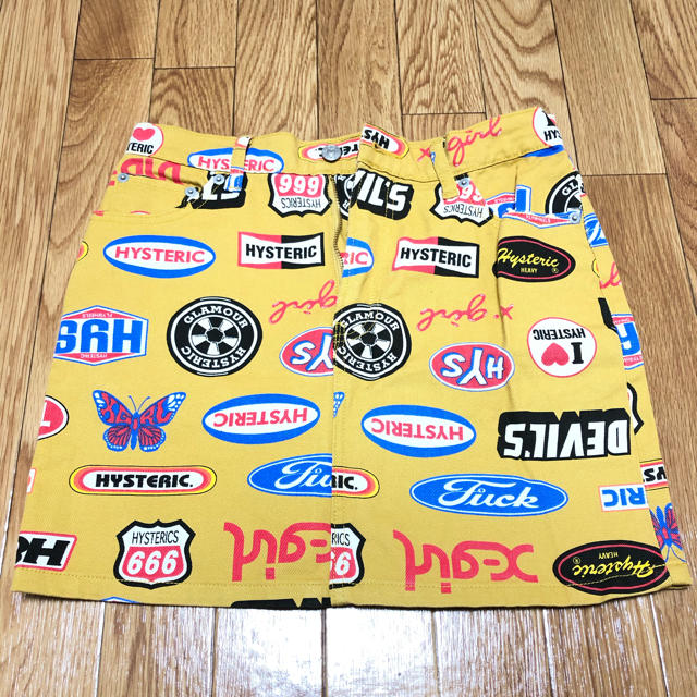 X-girl(エックスガール)のエックスガール×ヒスコラボ　ミニスカート レディースのスカート(ミニスカート)の商品写真