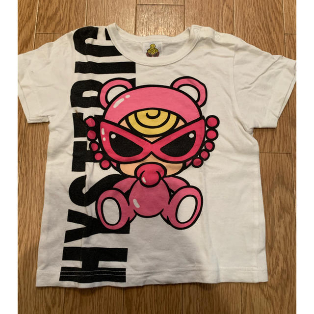HYSTERIC MINI(ヒステリックミニ)のテディTシャツ キッズ/ベビー/マタニティのベビー服(~85cm)(Ｔシャツ)の商品写真