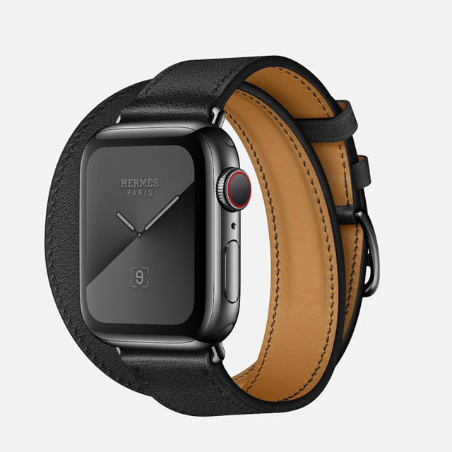中古】 Apple Watch スペースブラック 40mm エルメス series5 アップル