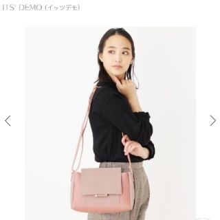 イッツデモ(ITS'DEMO)のITS'DEMO👜同色バイカラーショルダーバッグ(ショルダーバッグ)