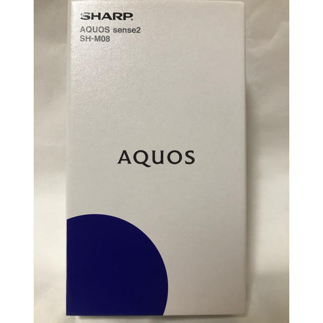 AQUOS sense2 SH-M08 ニュアンスブラック(B)スマートフォン/携帯電話