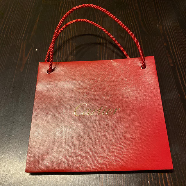 Cartier(カルティエ)の新品 未使用●カルティエ Cartier ショッパー ショップ袋 レディースのアクセサリー(リング(指輪))の商品写真