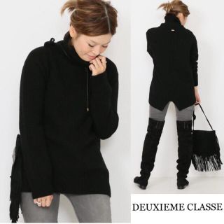 ドゥーズィエムクラス(DEUXIEME CLASSE)の極美⭐️DEUXIEME CLASSE  JADE タートルネック プルオーバー(ニット/セーター)