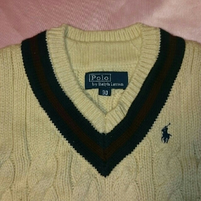 POLO RALPH LAUREN(ポロラルフローレン)のクロ様専用 ラルフローレン ベスト 90センチ キッズ/ベビー/マタニティのキッズ服男の子用(90cm~)(ニット)の商品写真