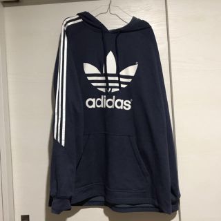 アディダス(adidas)の【最終値下げ】※日曜日まで　　adidasスウェットワンピース(パーカー)