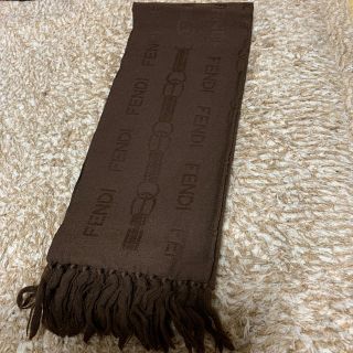 フェンディ(FENDI)のFENDIフェンディ　マフラー　茶色(マフラー)