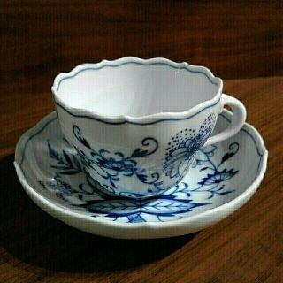 マイセン(MEISSEN)のMeissenブルーオニオンカップ&ソーサー(食器)