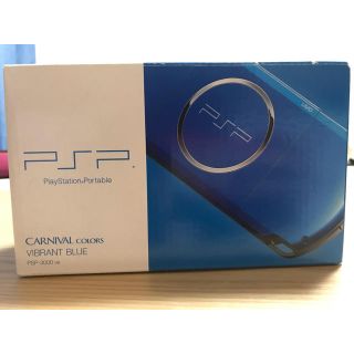 プレイステーションポータブル(PlayStation Portable)のPSP VIBRANT BLUE(携帯用ゲーム機本体)