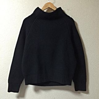 スローブイエナ(SLOBE IENA)の新品・未使用品！今期IENA畦編みニット(ニット/セーター)