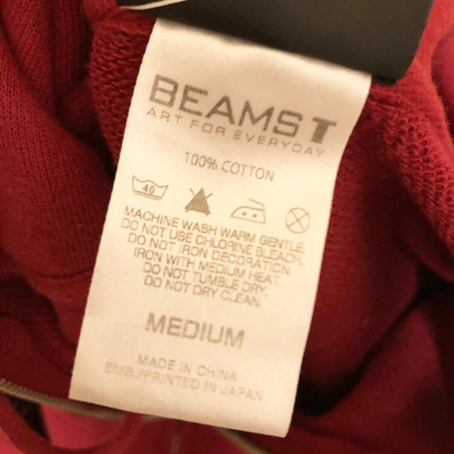 BEAMS(ビームス)のBEAMS T ジップパーカー (レッド) メンズのトップス(パーカー)の商品写真