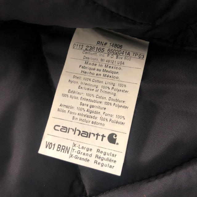 carhartt(カーハート)のCarhartt duck vest 新品未使用 メンズのジャケット/アウター(ダウンベスト)の商品写真