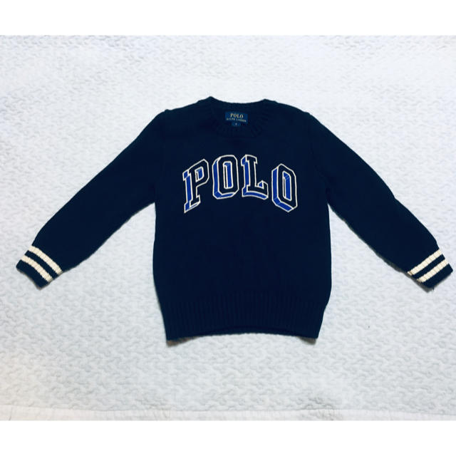 POLO RALPH LAUREN(ポロラルフローレン)のPOLO セーター 男の子 110 ロゴ キッズ/ベビー/マタニティのキッズ服男の子用(90cm~)(ニット)の商品写真