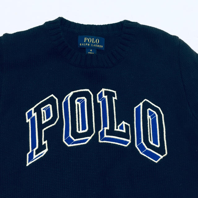 POLO RALPH LAUREN(ポロラルフローレン)のPOLO セーター 男の子 110 ロゴ キッズ/ベビー/マタニティのキッズ服男の子用(90cm~)(ニット)の商品写真