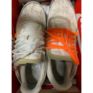 オフホワイト(OFF-WHITE)のナイキ THE 10 エアプレスト(スニーカー)