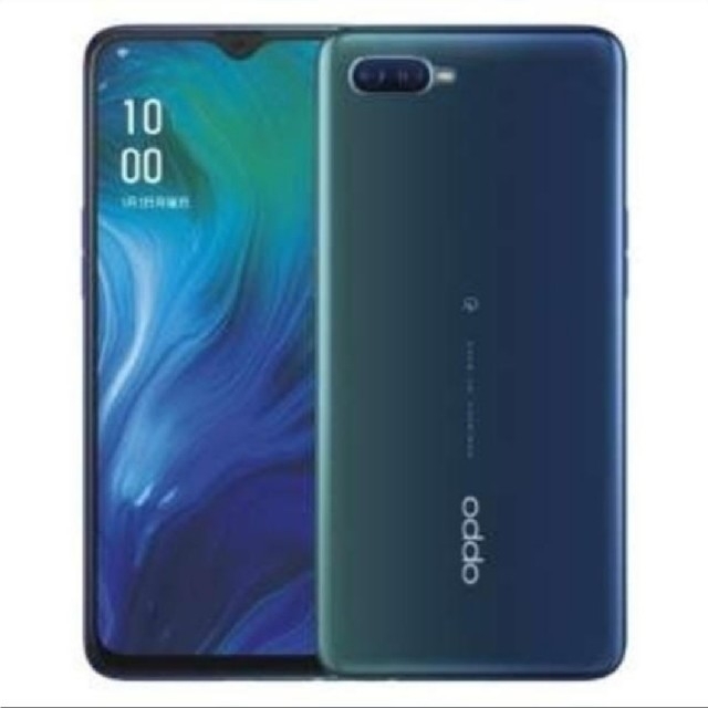 スマホ/家電/カメラOPPO Reno a 64GB ブルー SIMフリー 新品未開封