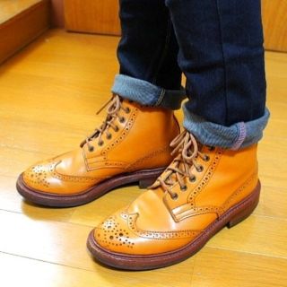 トリッカーズ(Trickers)の【美品】Tricker ’ s トリッカーズ☆カントリーブーツ☆UK5(ブーツ)