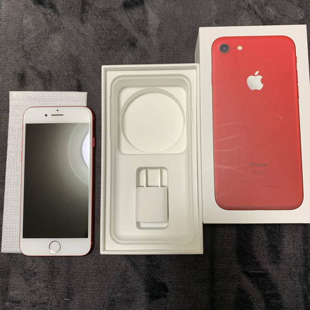 iPhone7 128GB REDスマートフォン本体