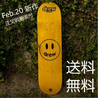 drew house yellow mascot deck スケートボード