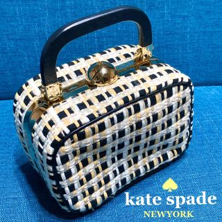 ケイトスペードニューヨーク(kate spade new york)の未使用⭐️美麗【kate spade】編み込みミニハンドバッグ(ハンドバッグ)