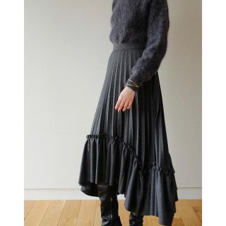 ステュディオス(STUDIOUS)のCLANE FRILL PLEAT VOLUME SKIRT (ロングスカート)