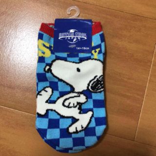 スヌーピー(SNOOPY)の未使用ですが汚れあり USJ スヌーピー 靴下 14〜19(靴下/タイツ)