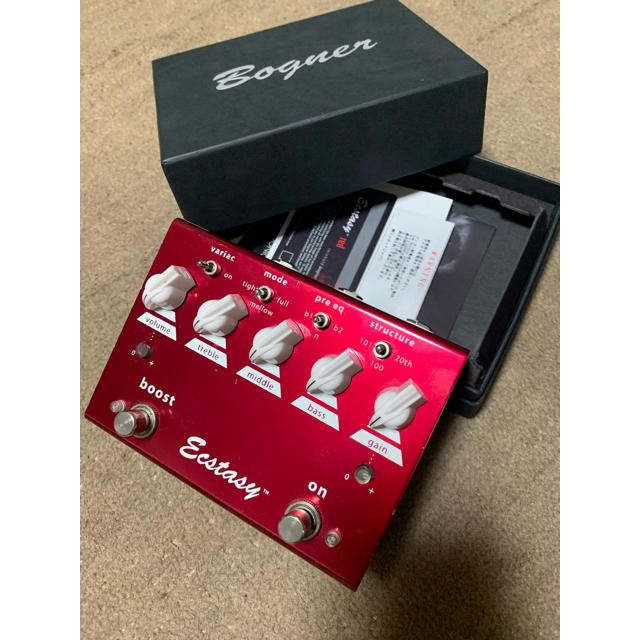 エクスタシー　Red　Ecstasy　Bogner　ギター　ボグナー　フットスイッチ付き