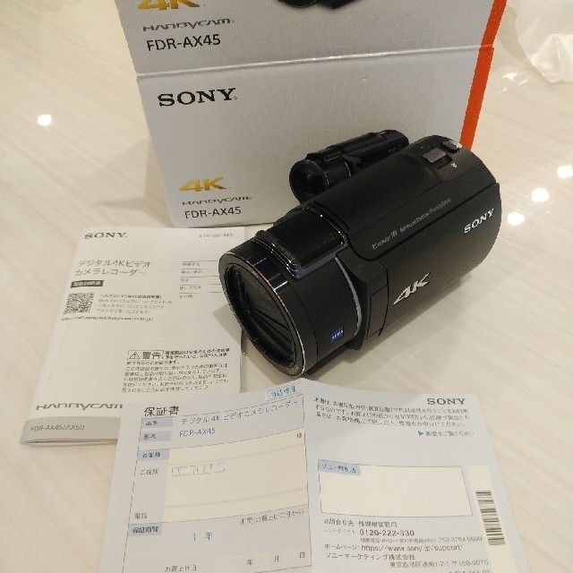 SONY(ソニー)のSONY　４Ｋビデオカメラ スマホ/家電/カメラのカメラ(ビデオカメラ)の商品写真