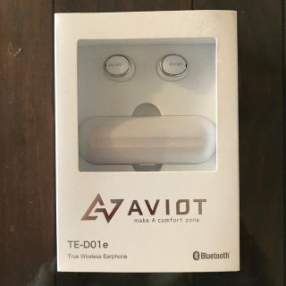 AVIOT TE-D01e Bluetoothワイヤレスイヤホン(白色)(ヘッドフォン/イヤフォン)