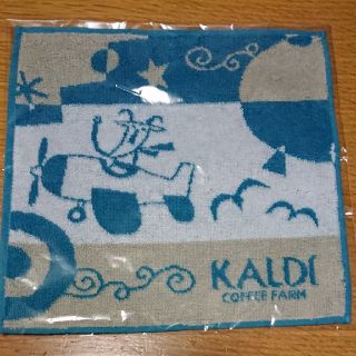 イマバリタオル(今治タオル)の【KALDY】非売品今治タオル  ブルー×白(タオル/バス用品)