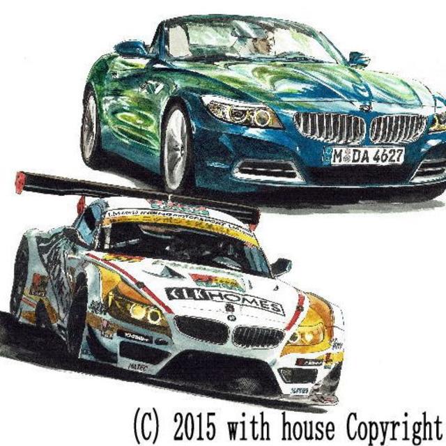 GC-045BMWZ4/LMcorsa限定版画 直筆サイン 額装●作家 平右ヱ門 1