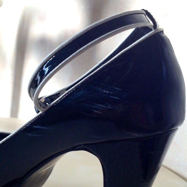 最終値下げ❗黒のエナメルハイヒール♡ レディースの靴/シューズ(ハイヒール/パンプス)の商品写真