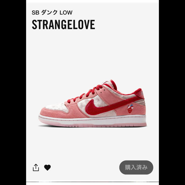 Nike sb dunk low strangelove 29cm