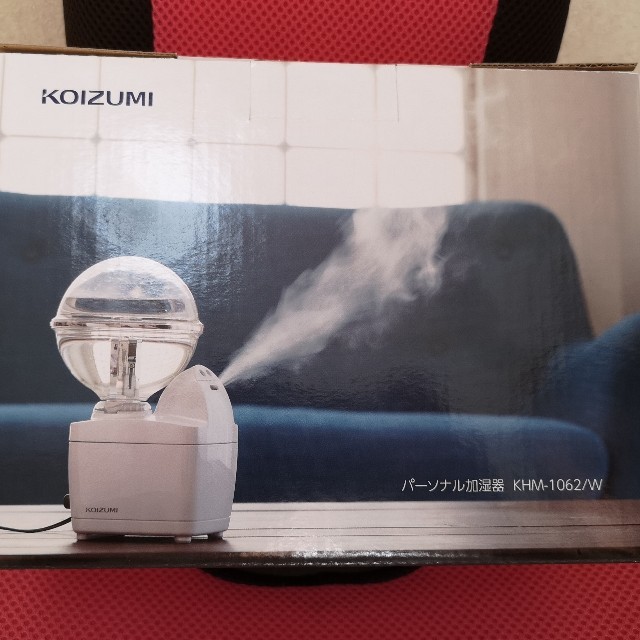 KOIZUMI(コイズミ)のパーソナル加湿器　koizumi　KHM-1062/W スマホ/家電/カメラの生活家電(加湿器/除湿機)の商品写真