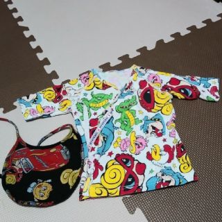 ヒステリックミニ(HYSTERIC MINI)のHYSTERIC MINI ベビー服60サイズ 肌着とスタイ(肌着/下着)