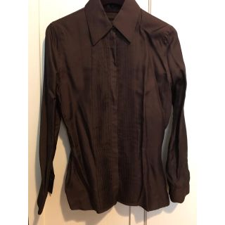 グッチ(Gucci)のMORE SALE🚩GUCCI シルク100% ピンタックシャツ(シャツ/ブラウス(長袖/七分))