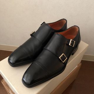 サントーニ(Santoni)のSantoni(サントーニ) ダブルモンク(ブラック) size 6.5(ドレス/ビジネス)