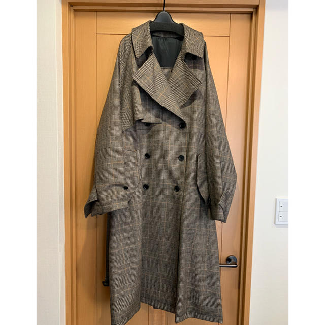 在庫あ SUNSEA - stein lay oversized overlap coat 19awの通販 by