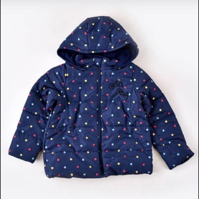 BeBe(ベベ)の新品　SLAP SLIP 中綿コート　100 キッズ/ベビー/マタニティのキッズ服女の子用(90cm~)(コート)の商品写真