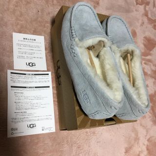 アグ(UGG)の★新品未使用★ アグ　アンスレー　アイスブルー　UGG(スリッポン/モカシン)