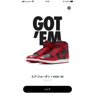 ナイキ(NIKE)のNIKE AIR JORDAN 1 (スニーカー)