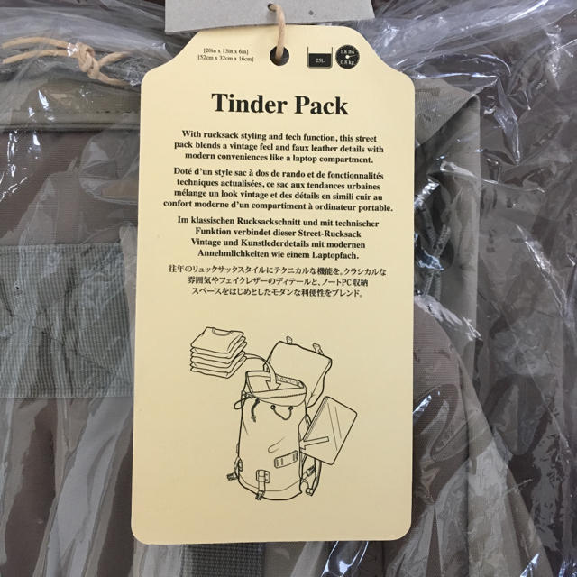 BURTON(バートン)のリュック TINDER PACK 25L ALUM TRPL RIP CRDRA スポーツ/アウトドアのスノーボード(バッグ)の商品写真