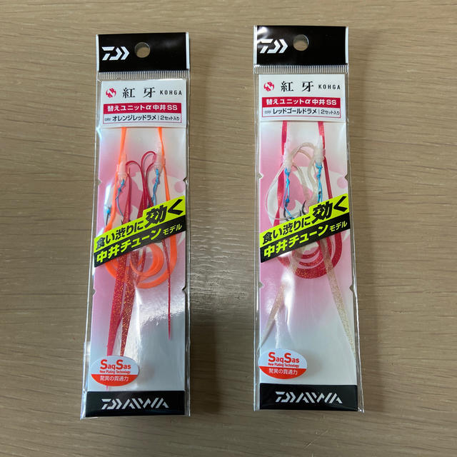 DAIWA(ダイワ)のmimoza様専用　タイラバ　紅牙　替えユニット スポーツ/アウトドアのフィッシング(ルアー用品)の商品写真