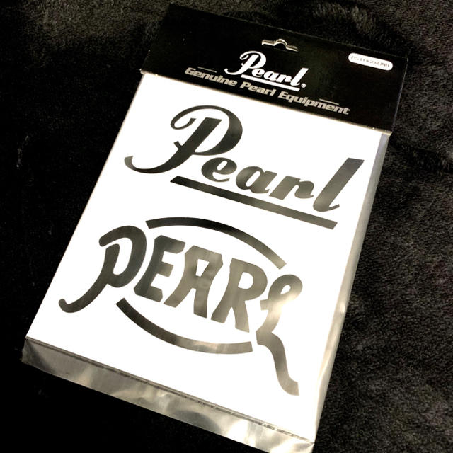 pearl(パール)の激レア！Pearl ロゴステッカー 楽器のドラム(その他)の商品写真