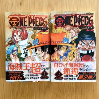 ワンピース ノベル エース 2巻セット(文学/小説)