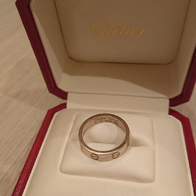 Cartier(カルティエ)のカルティエ ラブリング ホワイトゴールド レディースのアクセサリー(リング(指輪))の商品写真