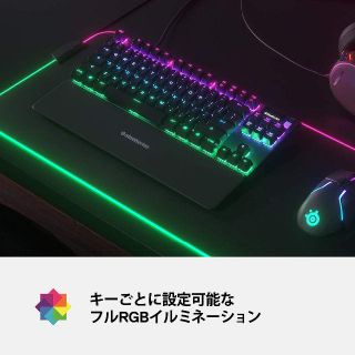 【国内正規】SteelSeries Apex Pro TKL テンキーレス銀軸(PC周辺機器)