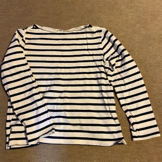 ユニクロ(UNIQLO)のユニクロ　ボーダーボートネック(Tシャツ(長袖/七分))